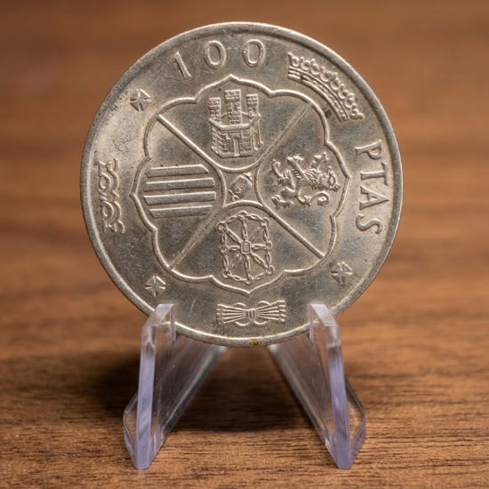 Moneda 100 pesetas Franco 1966 (19-68) – Plata - Imagen 2