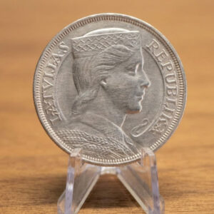 Colección Completa Plata 5 Lati Letonia (1929 • 1931 • 1932) • Trío Histórico