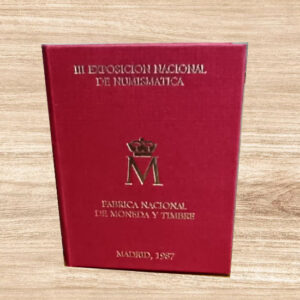 Cartera Oficial E-87 • III Exposición Nacional de Numismática (1987) FNMT