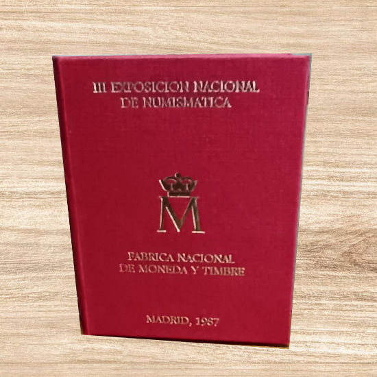 Cartera Oficial E-87 • III Exposición Nacional de Numismática (1987) FNMT