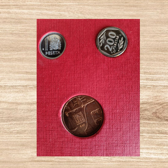 Cartera Oficial E-87 • III Exposición Nacional de Numismática (1987) FNMT - Imagen 2