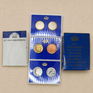 Estuche Oficial FNMT 1987 — "Así nace una moneda" (XXV Aniversario Boda de los Reyes)